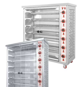 Rôtisserie de poulet électrique de grande capacité <span class=keywords><strong>6</strong></span> vapeurs rôti équipement de cuisson commercial élevé pour les restaurants de restauration rapide - Product Image 3