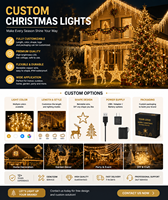 Bestseller Leistungsstarke Außen-Lichterkette 240 LED Wasserdichte Weihnachtsbeleuchtung LED-Lichterketten für Weihnachtsbaum und Feiertage