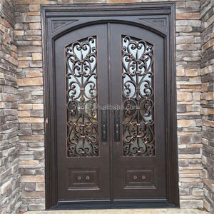 Ringhiera del balcone personalizzabile Design classico corrimano costruzione in ferro battuto - Product Image 4