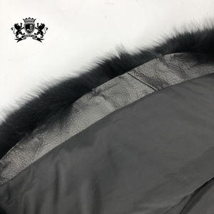 JANEFUR-Chaqueta de piel de zorro con cuello en V, chaqueta cálida y suelta de talla real, estilo informal, novedad de <span class=keywords><strong>2022</strong></span> - Product Image 6