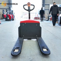 Transpalette Électrique Robuste CE 3000kg 48V avec Option Batterie Lithium/Plomb-Acide, Chariot Transpalette Manuel, Pneus PU, Hauteur de Levage 200mm