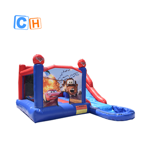 <span class=keywords><strong>Trampoline</strong></span> de fête <span class=keywords><strong>mini</strong></span> jouet gonflable pour enfants château sautant style toboggan gonflable pour enfants avec <span class=keywords><strong>piscine</strong></span> - Product Image 1