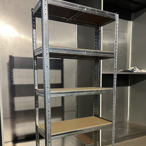 Adjustable Galvanized Steel Shelving Five Tier Storage Rack Garage Standing Type <b>Metal</b> <b>Shelf</b> <b>Unit</b> - Product Image 2