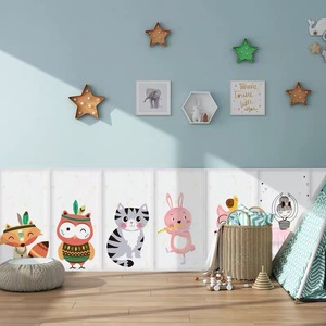 3D Self Adhesive Wall Stickers Cartoon Tatami <b>Sheets</b> 70x35 Cm Xpe <b>Foam</b> For Childrens Room Kindergarten Corner Protection - Product Image 4