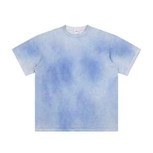 <span class=keywords><strong>Camiseta</strong></span> de Hombre Estilo Urbano con Puntos Pintados a Mano, Logotipo Personalizado de Alta Calidad, Impresión DTG, 100% Algodón, Corte Holgado - Product Image 3