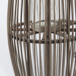 Lámpara de viento trenzada de bambú Vintage para decoración de exteriores, <span class=keywords><strong>candelabro</strong></span> de suelo a techo, ornamento, linterna de jardín de gran tamaño - Product Image 6