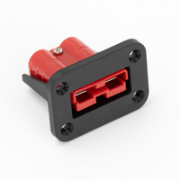 Connecteur de montage encastré pour boîtier de prise 50A 12V 24V, style prise, avec support pour caravane