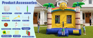 <span class=keywords><strong>Château</strong></span> gonflable pour enfants, idéal pour les fêtes, en PVC, pour jouer à l'intérieur et à l'extérieur, qualité commerciale pour la location - Product Image 5