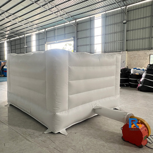 Castillo Inflable de <span class=keywords><strong>Minecraft</strong></span>, Castillo Inflable Blanco de Bluey para Bodas, Casa de Brinco Interior para Niños - Product Image 3