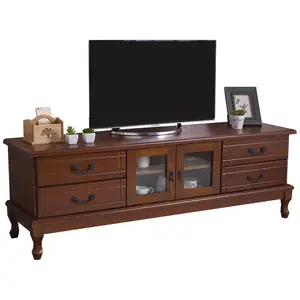 Tv-Kast Massief Houten Tv-Stands Kast Moderne Minimalistische Kleine Appartement Amerikaanse Stijl Huis Woonkamer Europese Stijl Kast