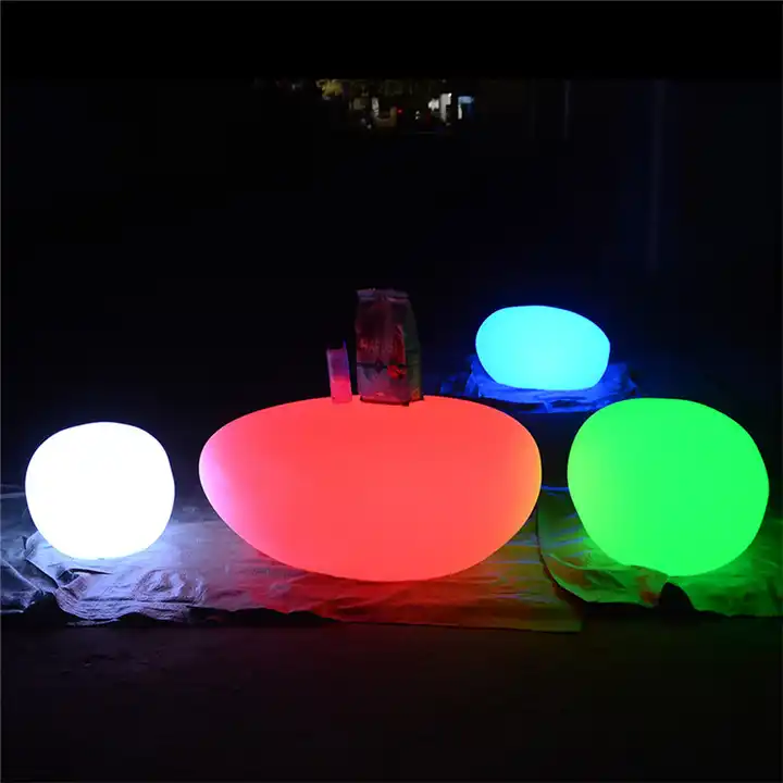 Boule LED Flottante Grande 50cm, Lumière Flottante Piscine
