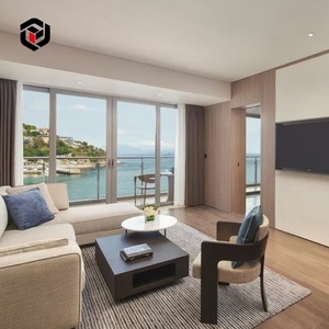Personalizado moderno de lujo de madera maciza de 5 estrellas último conjunto de muebles de habitación de hotel para la juventud dormitorio sala de estar y proyecto de apartamento - Product Image 1