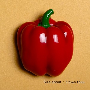 Aimants de réfrigérateur créatifs en résine 3D, fruits et légumes - Product Image 4