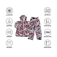 Ensemble veste et pantalon de ski d'hiver Burt0, imprimé intégral, imperméable et chaud, pour les amateurs de ski