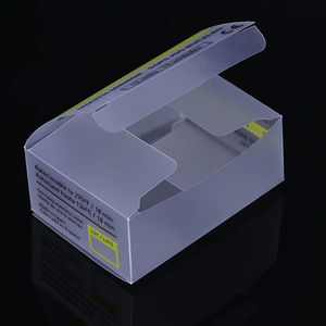 Vente en gros de petites boîtes de rangement pliantes en plastique transparent givré Pvc PET PS PP de haute qualité à taille personnalisée - Product Image 6