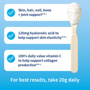 Poudre de collagène multi-actions 567g pour adultes - Soutien beauté ciblant les ongles cassants, la chute des cheveux, la perte d'os et le soutien immunitaire - Product Image 2