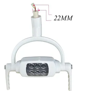 Operasi Gigi Kursi Dental, Saklar Induksi Inframerah Oral Tipe Atas 22MM / 26MM Tanpa Shadow 12V Lampu Sorot Induksi