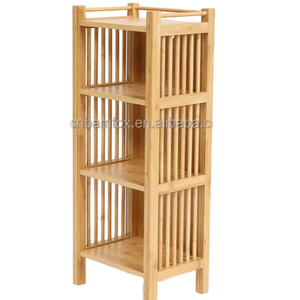 أثاث منزلي Bamfox 3 طبقات من الخيزران خزانة مستدامة متعددة الأغراض وحل تخزين مخصص - Product Image 1