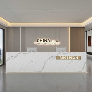<span class=keywords><strong>Comptoir</strong></span> de réception d'entreprise, <span class=keywords><strong>comptoir</strong></span> de réception de hall d'hôtel, <span class=keywords><strong>comptoir</strong></span> à motifs pour l'<span class=keywords><strong>immobilier</strong></span>, <span class=keywords><strong>comptoir</strong></span> de caisse personnalisé - Product Image 3