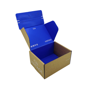 Ching ta tùy chỉnh gấp carton Glossy lớp phủ in sóng hộp bưu phẩm đóng gói quà tặng - Product Image 3