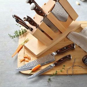 Offre Spéciale : Ensemble de 9 Couteaux de Cuisine en Acier Inoxydable avec Manche en Bois Pakka - Product Image 2