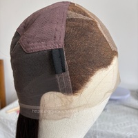 Petite perruque en cheveux humains pleine dentelle, avec dessus en soie personnalisé, nœuds blanchis, 100% cheveux vierges, pour femmes souffrant d'alopécie et ayant une petite tête