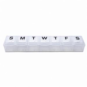 Pastillero Portátil Mini de Viaje para 7 Días con 7 Compartimentos, Caja de Medicamentos de Plástico para Uso en Exteriores y Almacenamiento de Pastillas - Product Image 2