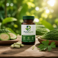 Extrait de Melon Amer en Poudre Charantin 10% Momordica Charantia Fruit Alimentaire Extrait Végétal Complément Matière Première Bouteille Halal