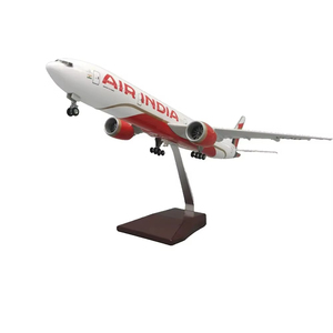 1/158 Maßstab 47cm Air <span class=keywords><strong>India</strong></span> Boeing B777 Druckguss-Flugzeugmodell aus Kunstharz mit Fahrwerk - Product Image 4