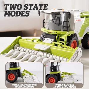 2,4G aleación 1/24 6CH electrónico <span class=keywords><strong>RC</strong></span> coche camión pulverización <span class=keywords><strong>Control</strong></span> remoto granja maíz cosechadora Tractor juguetes conjunto para niños - Product Image 4