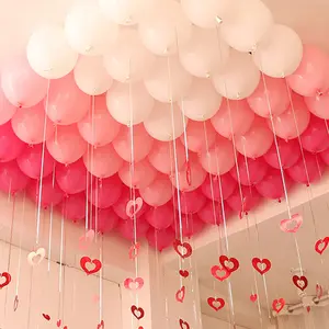 Balões de látex lisos para festa, venda direta de fábrica, balões de látex metálicos de 12 polegadas para festa de feliz aniversário, cor cromada