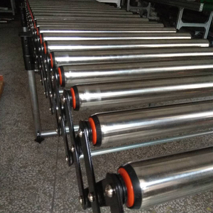 Nhà Máy Bán buôn cơ giới trọng lực Con lăn băng tải 100 'nhôm và thép không gỉ băng tải trục vít - Product Image 6