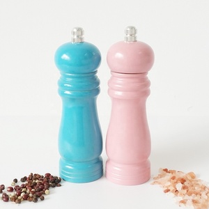 Set Macina Sale e Pepe in Legno Massello Dipinto a Colori 2026 - Offerta Imperdibile - Product Image 1