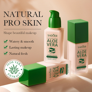 SADOER Crème BB Waterproof Éclaircissante Longue Durée Correcteur Cosmétique Coréen Fond de Teint Liquide à l'Aloe Vera - Product Image 2