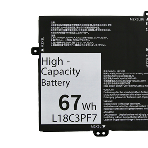 L18C3PF7 L18M3PF7 67Wh <b>Rechargeable</b> Li-ion <b>Battery</b> Pack for Ideapad S340-14IML/14AP C340-15IWL/15IIL Laptop - Product Image 3