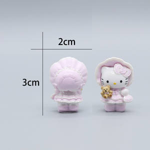 Accessoires de décoration pour coque de téléphone portable DIY, motif chat KT, à la colle crème, très demandés - Product Image 2