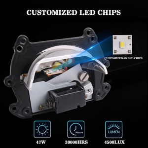 Sanvi S6 Bi LED <b>Projector</b> Lens H4 H7 9005 9006 Headlight 6000K 12V New RHD LHD Auto <b>Lighting</b> Retrofit Kit for - Product Image 4