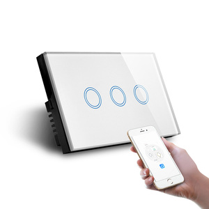 Makegood chúng tôi tiêu chuẩn tuya nhà thông minh iốt <span class=keywords><strong>Wifi</strong></span> tường 2Gang thiết bị chuyển mạch sản phẩm thông minh để sử dụng nhà - Product Image 4