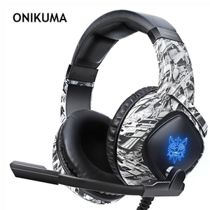 Audífonos para Juegos <span class=keywords><strong>ONIKUMA</strong></span> <span class=keywords><strong>K19</strong></span> con Cable, Camuflaje, Retroiluminación RGB, Sonido Envolvente, con Micrófono, Gran Venta - Product Image 2