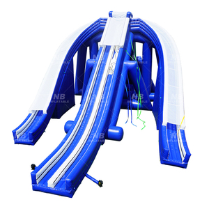 Tobogán Acuático Inflable Comercial para Adultos, Tobogán de Playa Largo en Venta, Tobogán Acuático Inflable para Parques Acuáticos - Product Image 3