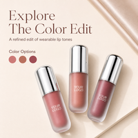 Gloss à lèvres transparent longue tenue naturel en tube, formule mate sans marque pour un look naturel quotidien