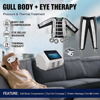 Appareil de pressothérapie à 24 chambres, équipement de massage par compression d'air pour le soin du corps avec analyseur de peau