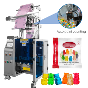 Máquina Automática para Envasar Dulces en Bolsitas, para Caramelos, Gomitas, Ositos de Goma, Gusanos de Goma, Máquina de Llenado y Sellado - Product Image 1