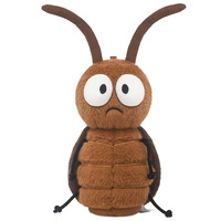 Peluche longue en forme de cafard de la série Catch Fun Insect, avec rembourrage en coton PP, adorable poupée pour dormir, cadeau d'anniversaire pour les 14 ans et plus, 31-50 cm