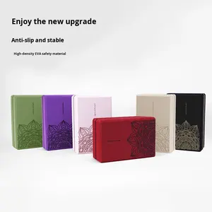 Bloque de Yoga Personalizado con Superficie Irregular <span class=keywords><strong>y</strong></span> Bisel para Pilates, Accesorios de Meditación para Estabilidad, Equilibrio <span class=keywords><strong>y</strong></span> Estiramiento Profundo - Product Image 5