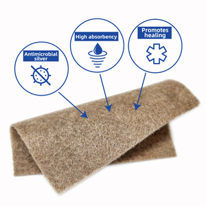 Y tế cấp Bạc canxi alginate mặc quần áo để kiểm soát nhiễm trùng vết thương - Product Image 2