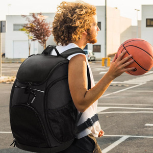 LINGKE Sac de sport multifonctionnel pour le football Sac à dos de gymnastique pour équipement de sport Sac à dos de basket-<span class=keywords><strong>ball</strong></span> 30-40L avec compartiment à balles - Product Image 6