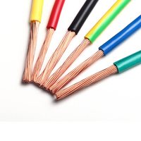 Cables de alimentación 14AWG 12AWG 8AWG 600V Cables eléctricos de PVC para cableado doméstico Fabricante de cables de cobre 70 ℃ THHN