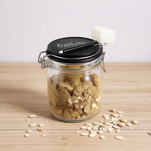 Wire Bail <b>Glass</b> Jar With Chalkboard Lid 1L Food Storage <b>Container</b> - Product Image 3