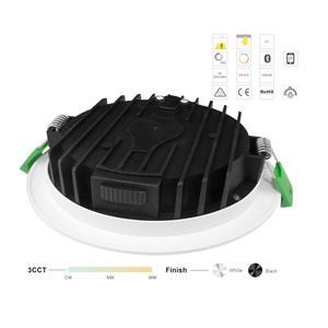 <span class=keywords><strong>Led</strong></span> Downlight CE SAA IC-4 IP44 4 inch lõm 120mm cutout 12W <span class=keywords><strong>Dimmable</strong></span> Downlight đèn tại chỗ dẫn Trần xuống ánh sáng đèn nhà - Product Image 6
